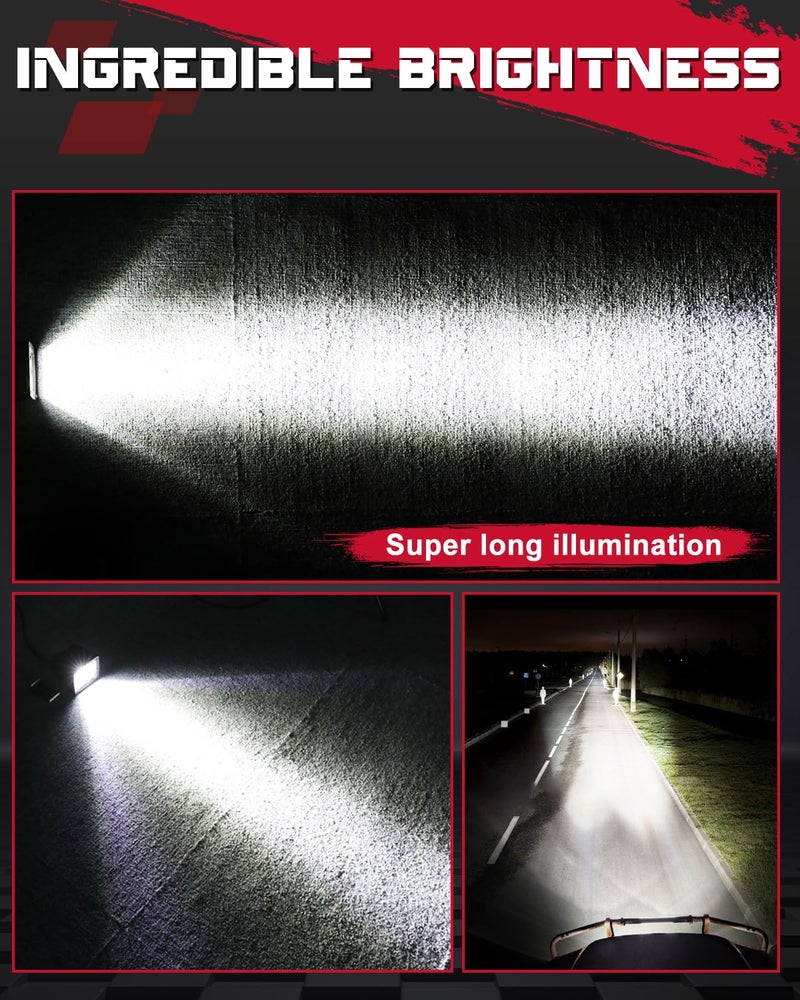 OFFROADTOWN مكعبات LED، OFFROADTOWN 2PCS 3 إنش 100W كشافات LED CREE ضوء بقعة قيادة مكعبات LED أضواء الطرق الوعرة أضواء الضباب إضاءة عكسية إضاءة خندق للشاحنات UTV SUV الطرق الوعرة القوارب - Image 4